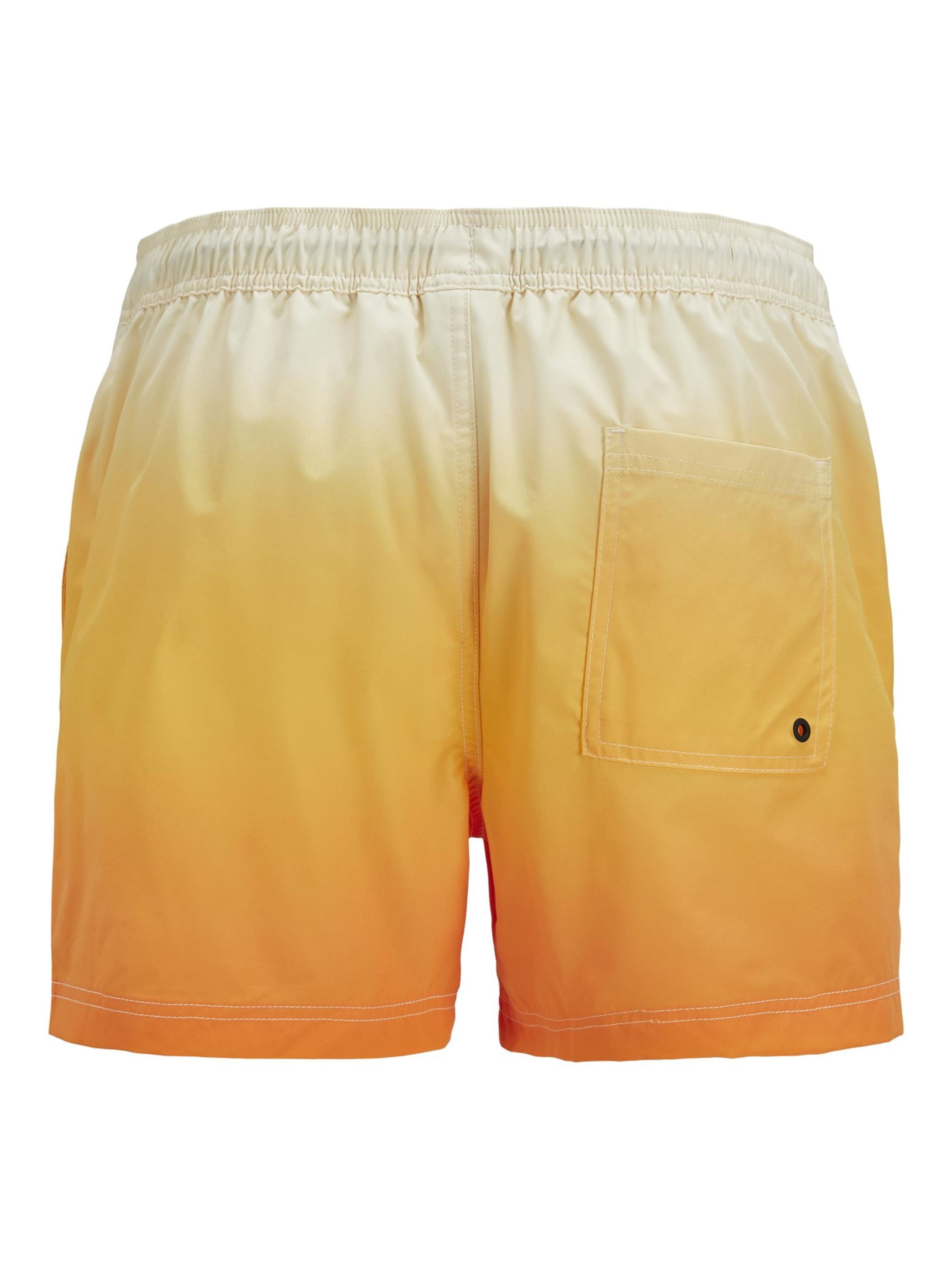 JACK & JONES Badeshorts in Orange