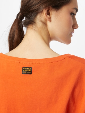 G-Star RAW Shirt 'Joosa' in Orange