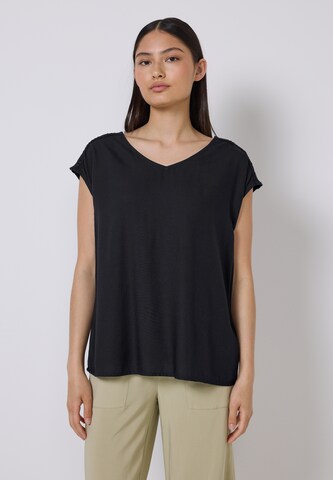 Street One Studio Blouse in Black: front