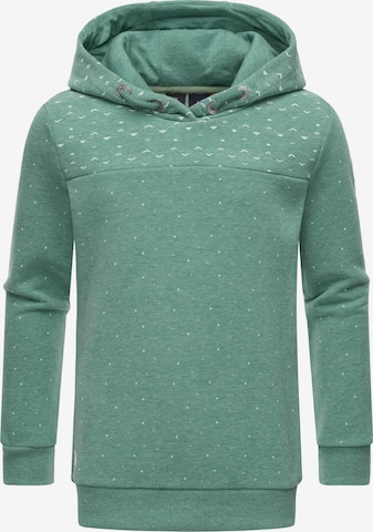 Ragwear Sweatshirt 'Kristla' in Green: front