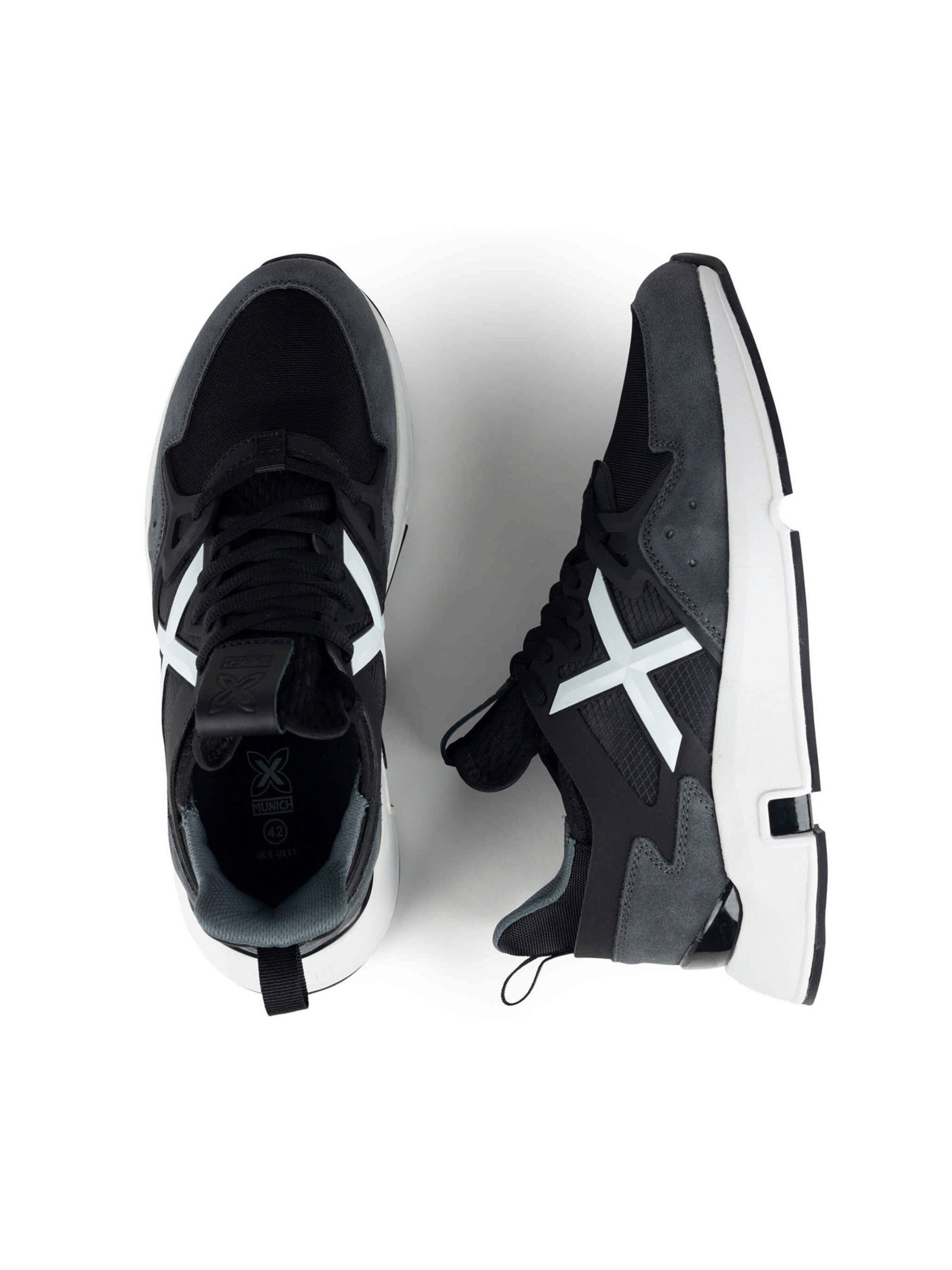 MUNICH Sneaker  'CLIK' in Schwarz: oben