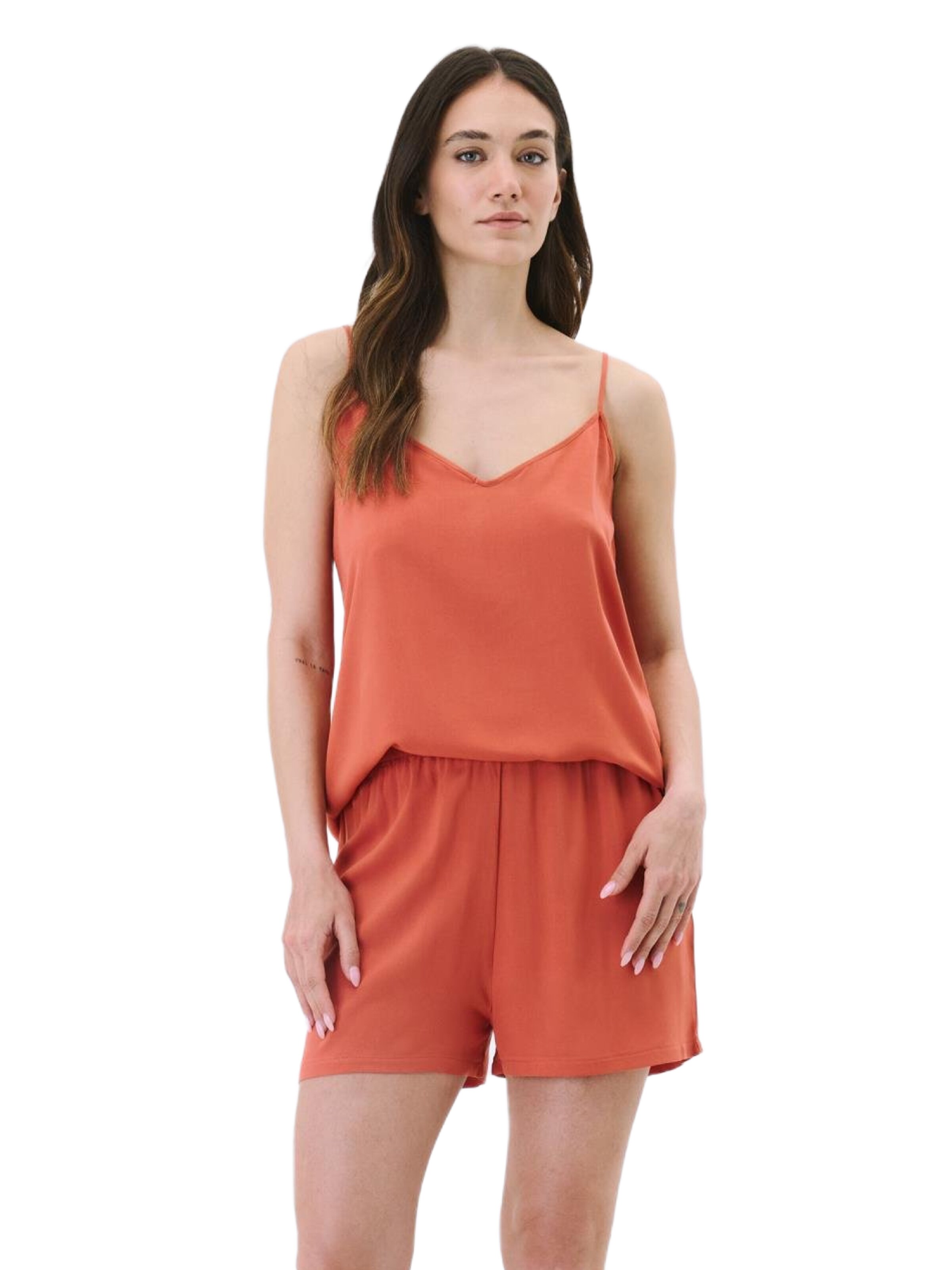 Shorty C&City en orange : devant