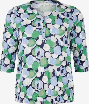 Camicia da donna di Tom Tailor Women + in verde: frontale