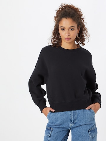 Abercrombie & Fitch Sweatshirt in Schwarz: predná strana