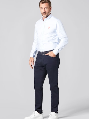 Regular Pantalon Meyer Hosen en bleu : devant