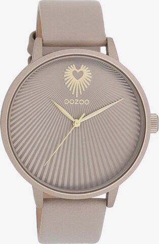 OOZOO Analog Watch in Grey: front