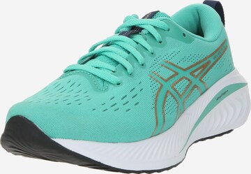 Chaussure de course 'EXCITE 10' ASICS en vert : devant