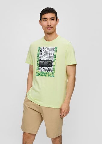 T-Shirt s.Oliver en vert : devant