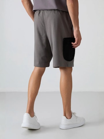 Tommy Life Wide leg Cargobroek in Grijs