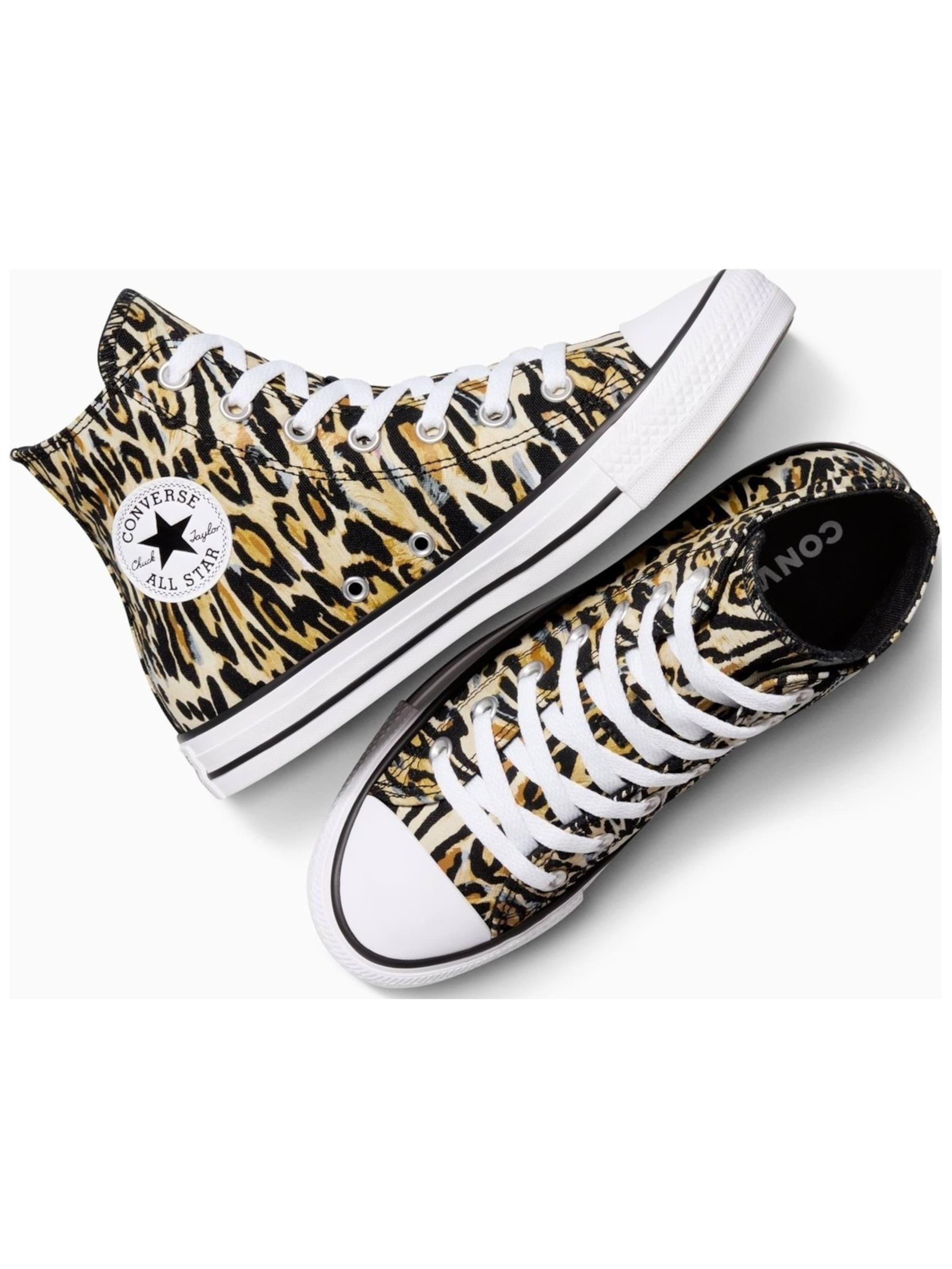 CONVERSE - Zapatillas deportivas bajas 'Converse Chuck Taylor All Star Leopard' en marrón