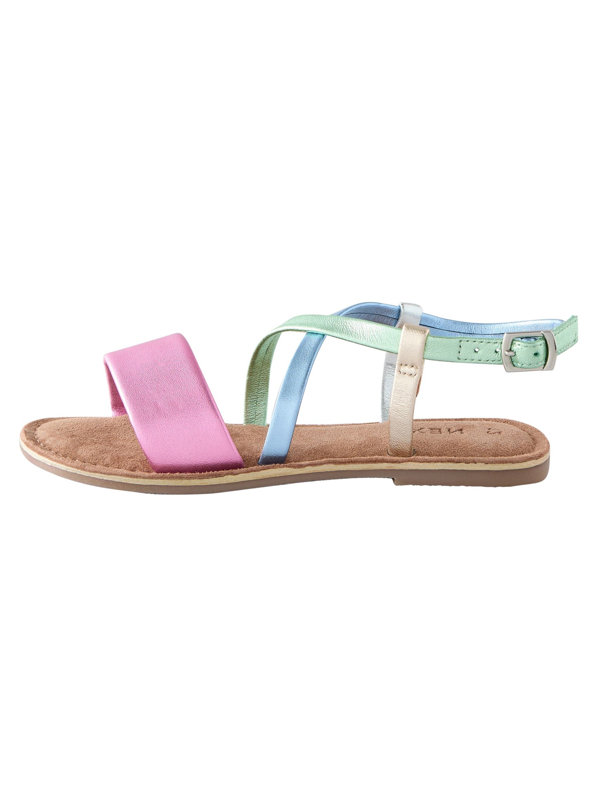 Sandales Next en rose : devant