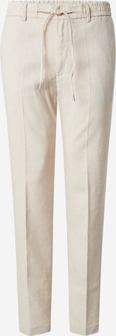 Pantaloni con piega frontale 'Kane' di BOSS in beige: frontale