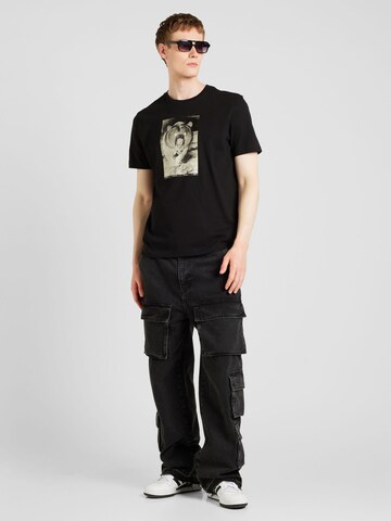BOSS T-Shirt 'Wilds' in Schwarz