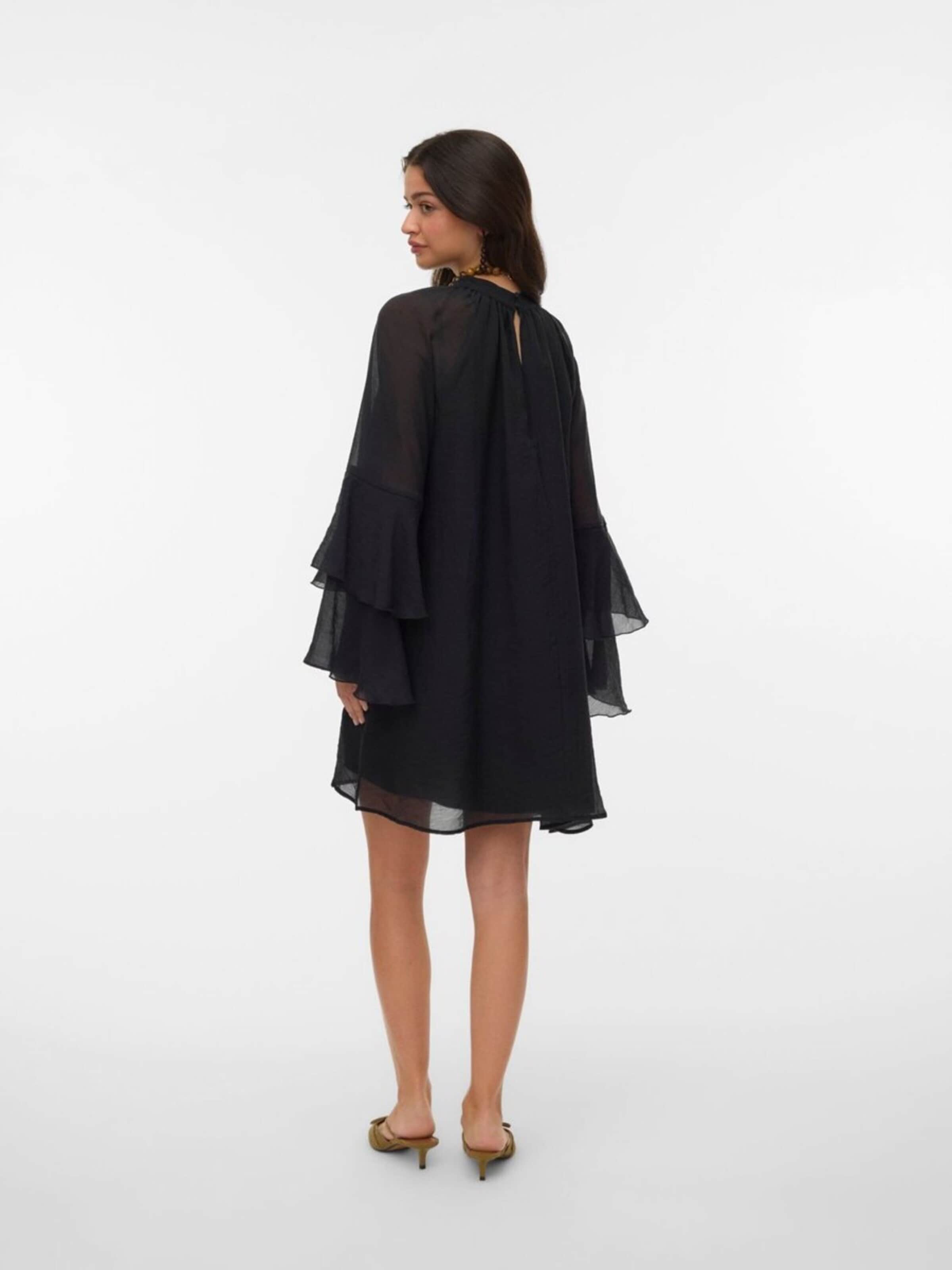 VERO MODA Jurk 'AWVALORA' in Zwart