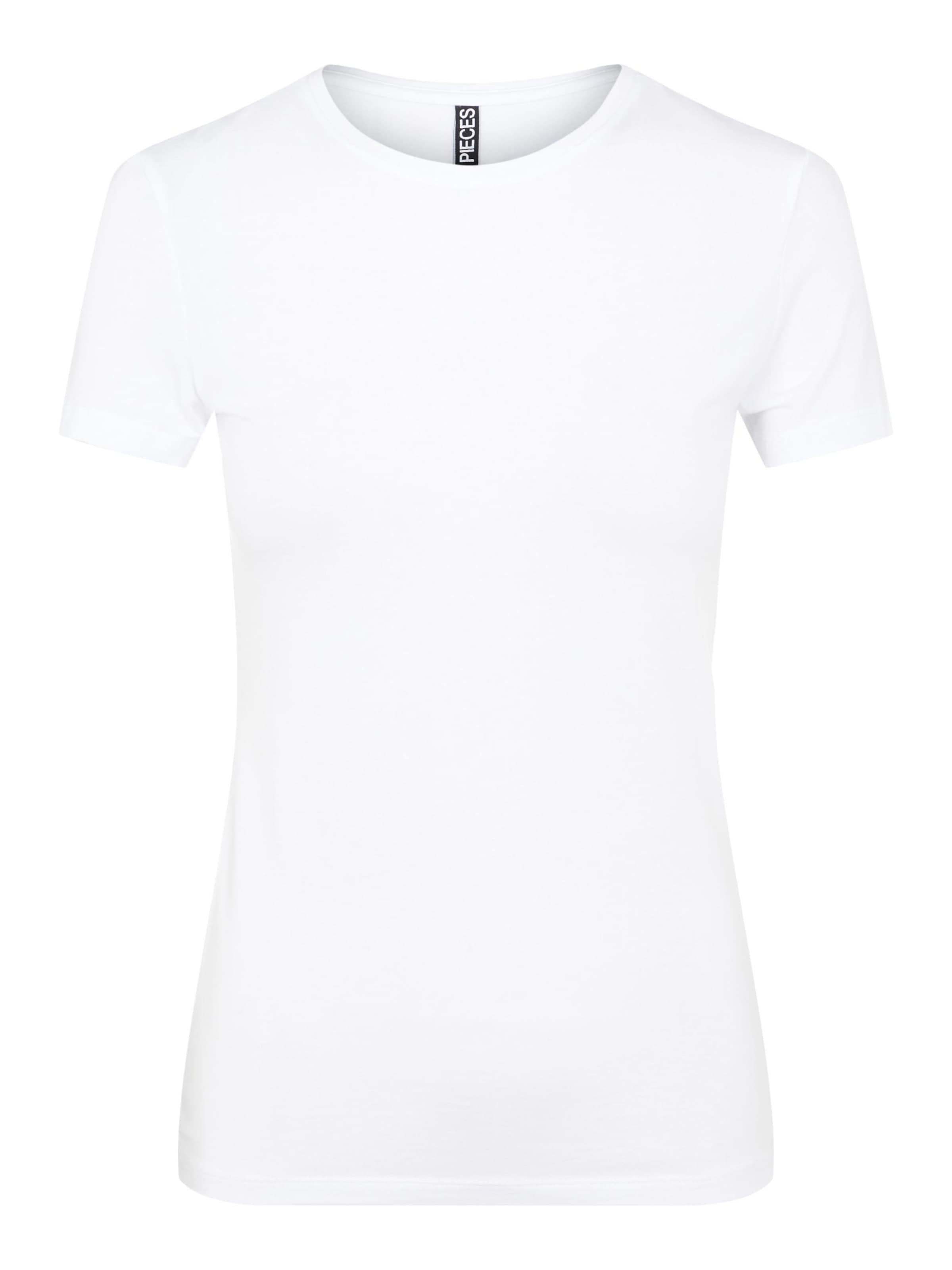 PIECES Футболка 'Sirene' в Белый: спереди