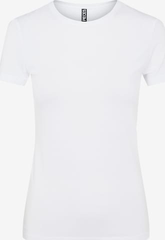 PIECES - Camisa 'Sirene' em branco: frente