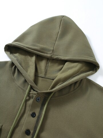 YOUTHUP Athletic Sweatshirt in Green