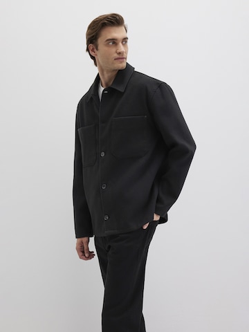 Mavi Comfort fit Button Up Shirt in Black