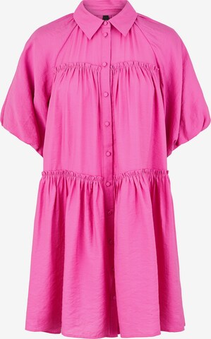 Y.A.S Shirt Dress 'Hanni' in Pink: front