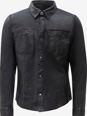 Coupe slim Chemise 'Das Reverse' RICANO en bleu : devant