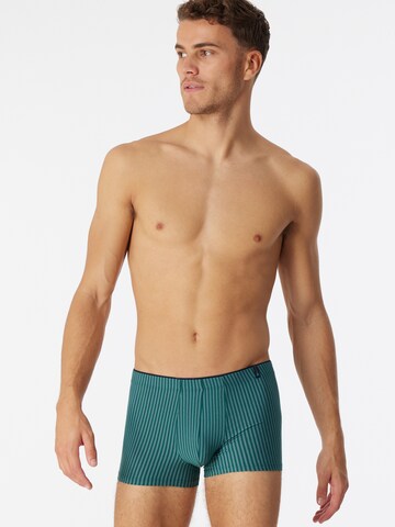 SCHIESSER Regular Boxershorts in Groen