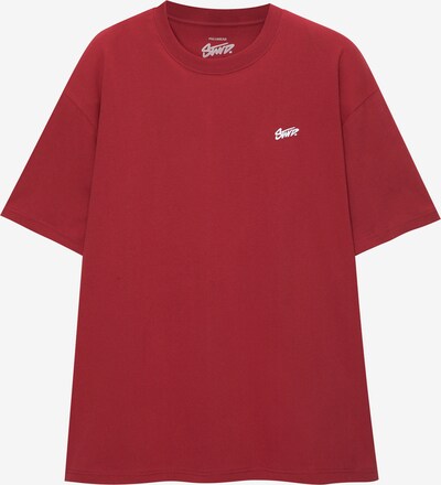 Pull&Bear Koszulka w kolorze czerwony / białym, Podgląd produktu