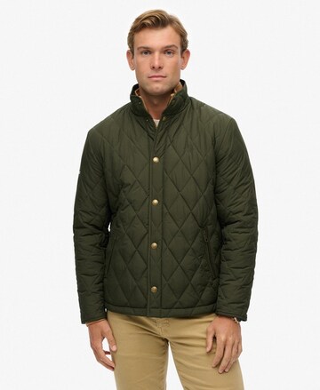 Superdry & Co Tussenjas in Groen: voorkant