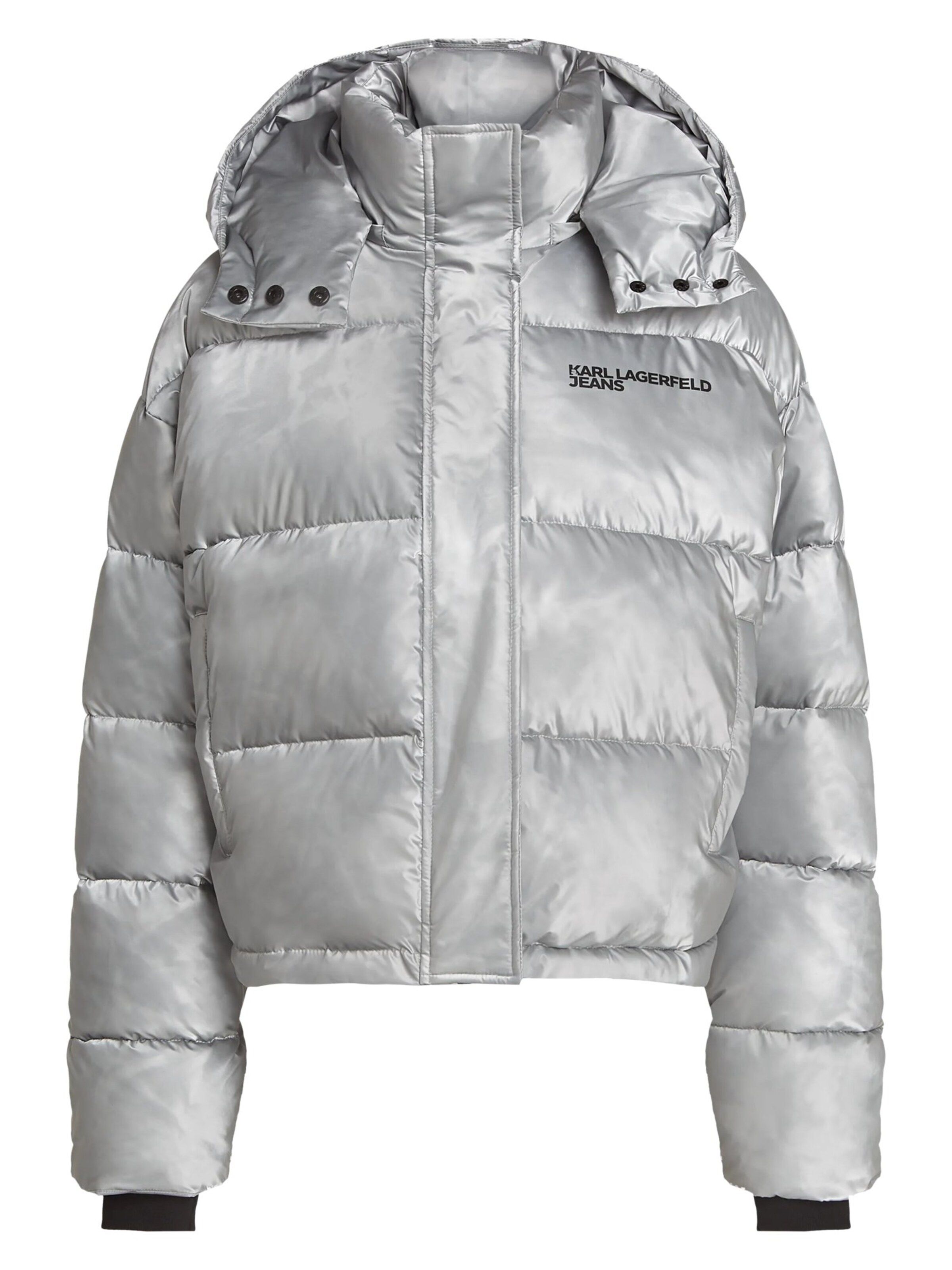 KARL LAGERFELD JEANS - Chaqueta de invierno en plata: frente