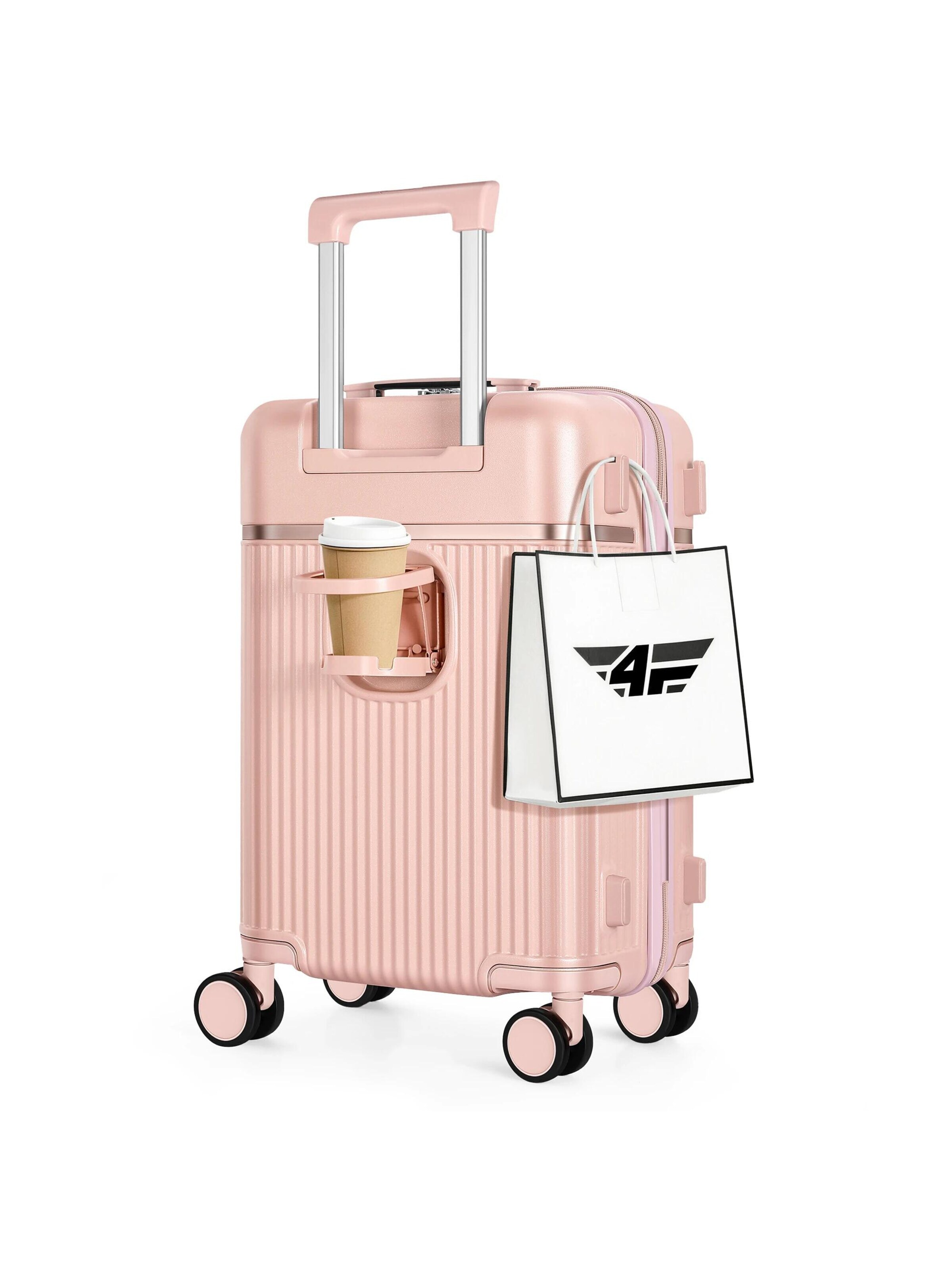4FLY Suitcase Set in Pink