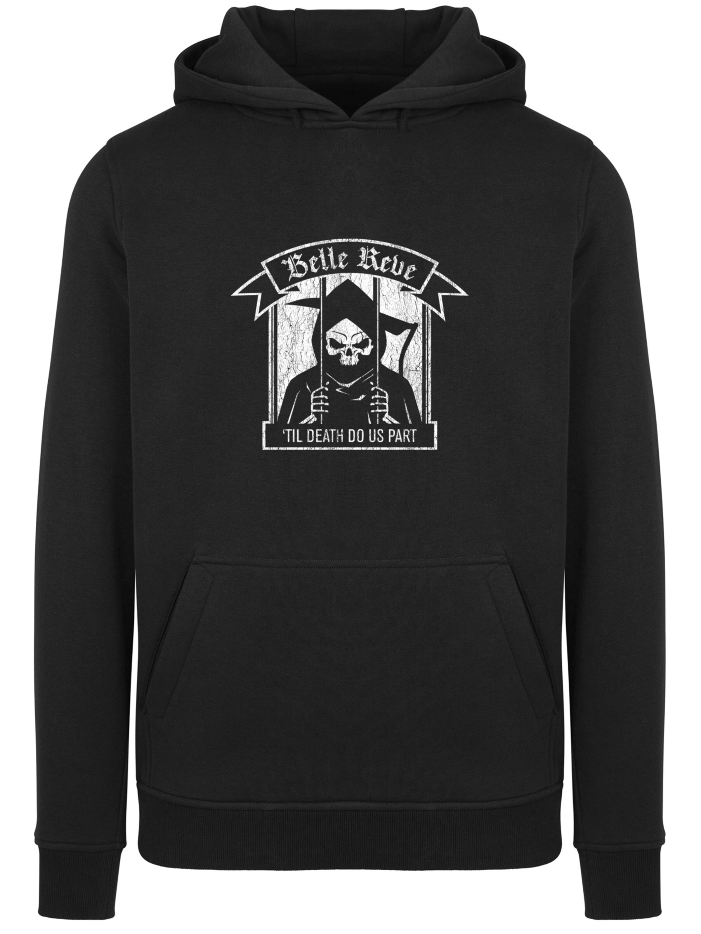 F4NT4STIC Sweatshirt 'Suicide Squad Belle Reve' in Zwart: voorkant