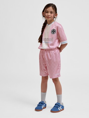 Hummel Regular Sports trousers in Pink