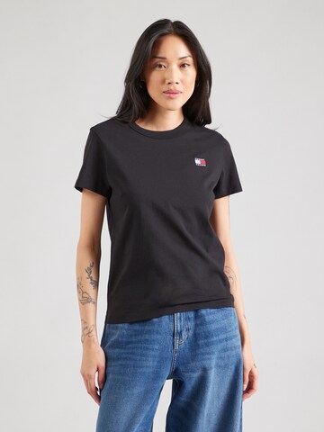 Tommy Jeans Shirt in Black: front