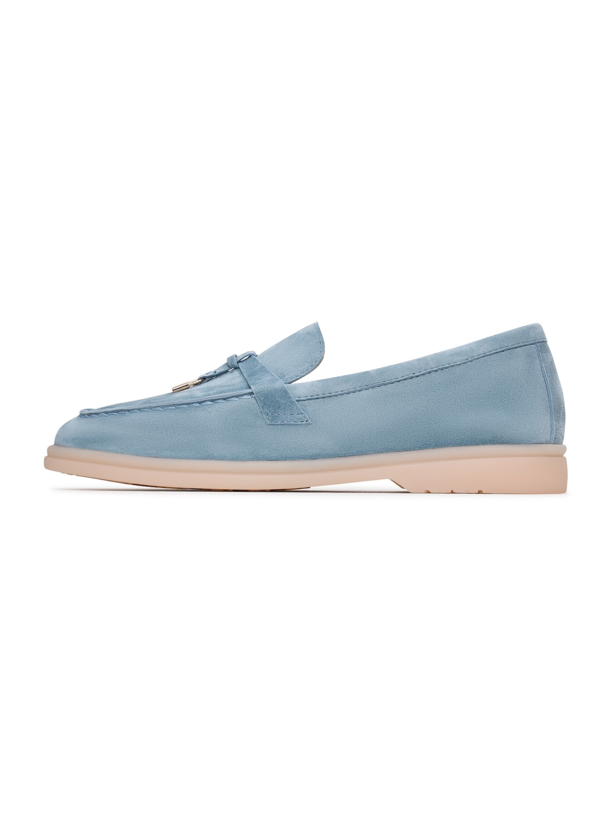 CESARE GASPARI Mocassins in Blauw: voorkant