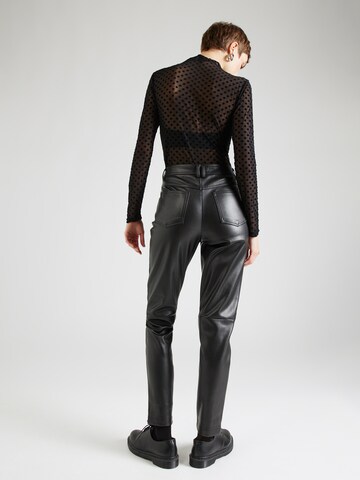 Coupe slim Pantalon Wallis en noir