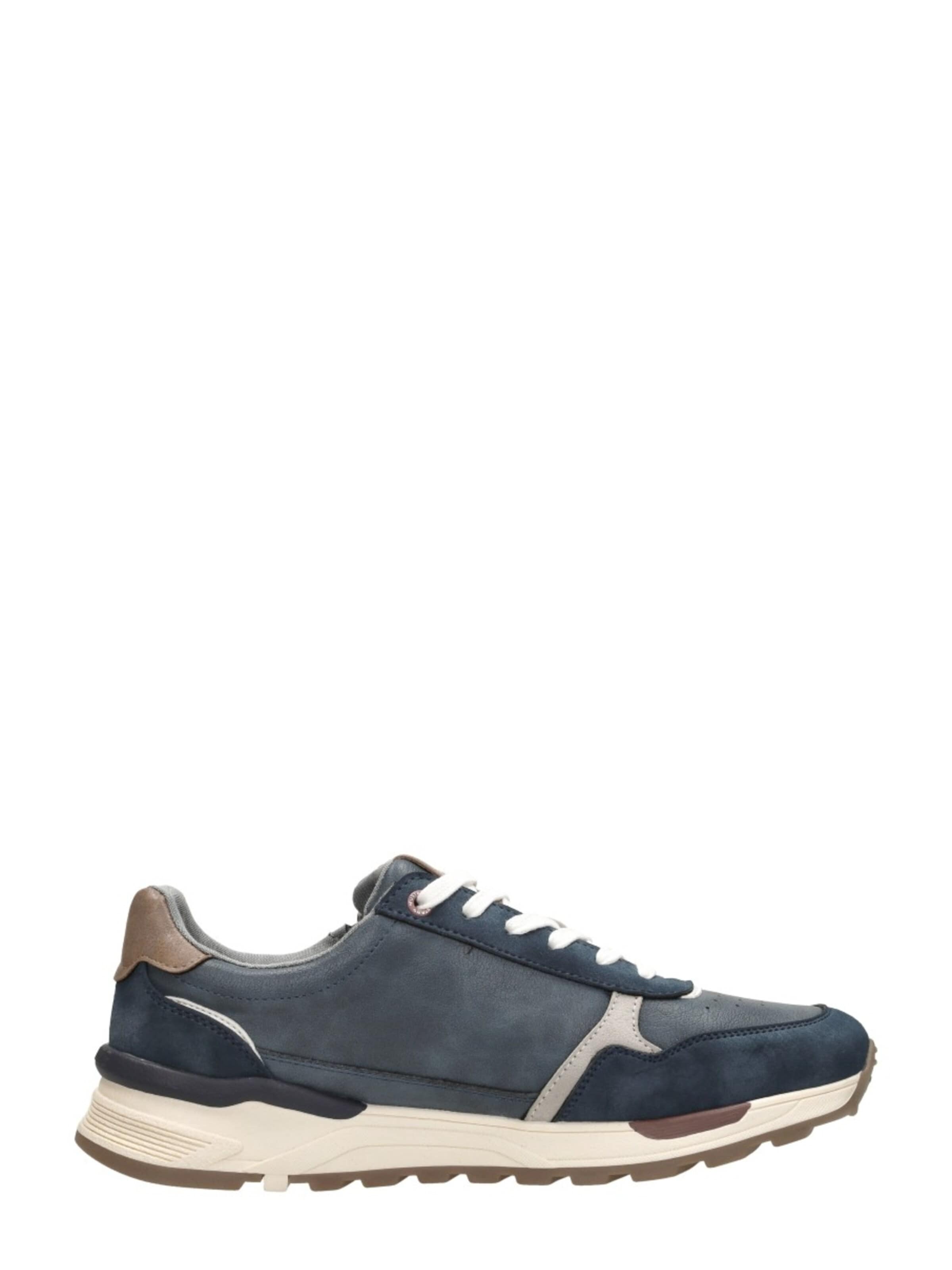 Baskets basses 'Sneakers Laag' MUSTANG en bleu