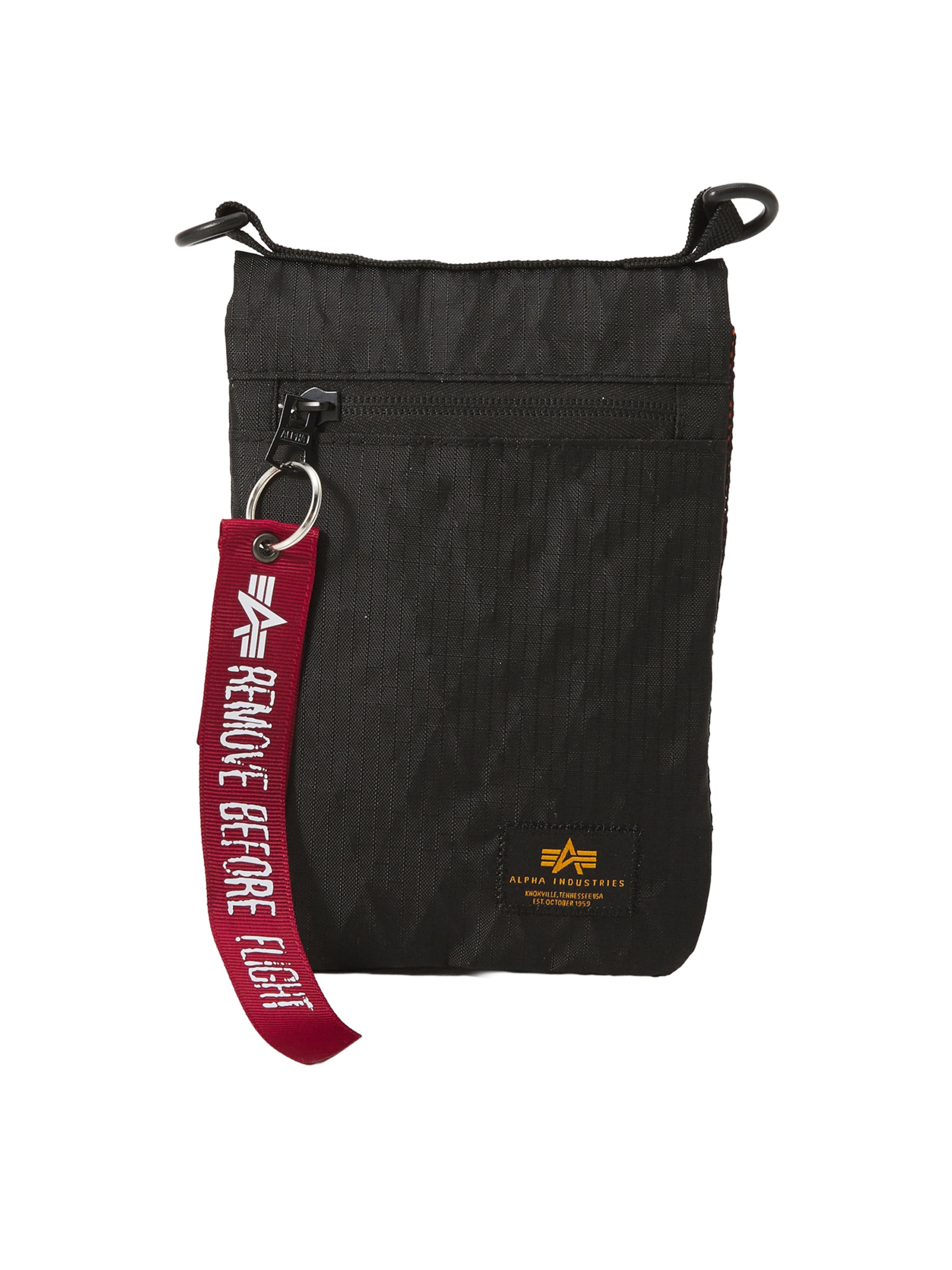 ALPHA INDUSTRIES Torba na ramię w kolorze czarny: przód