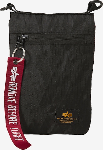 ALPHA INDUSTRIES Olkalaukku värissä musta: etupuoli