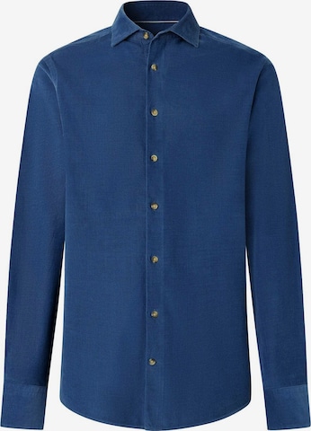 Hackett London Hemd in Blau: Vorderseite