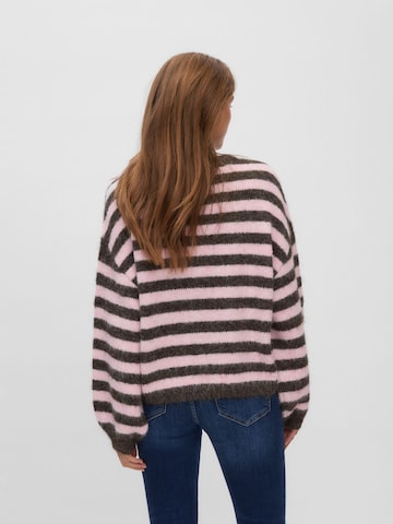 VERO MODA Sweater 'VMOLIVIA' in Brown