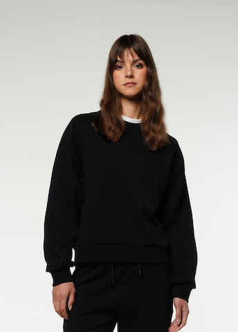 Sweat-shirt Eoselio en noir : devant