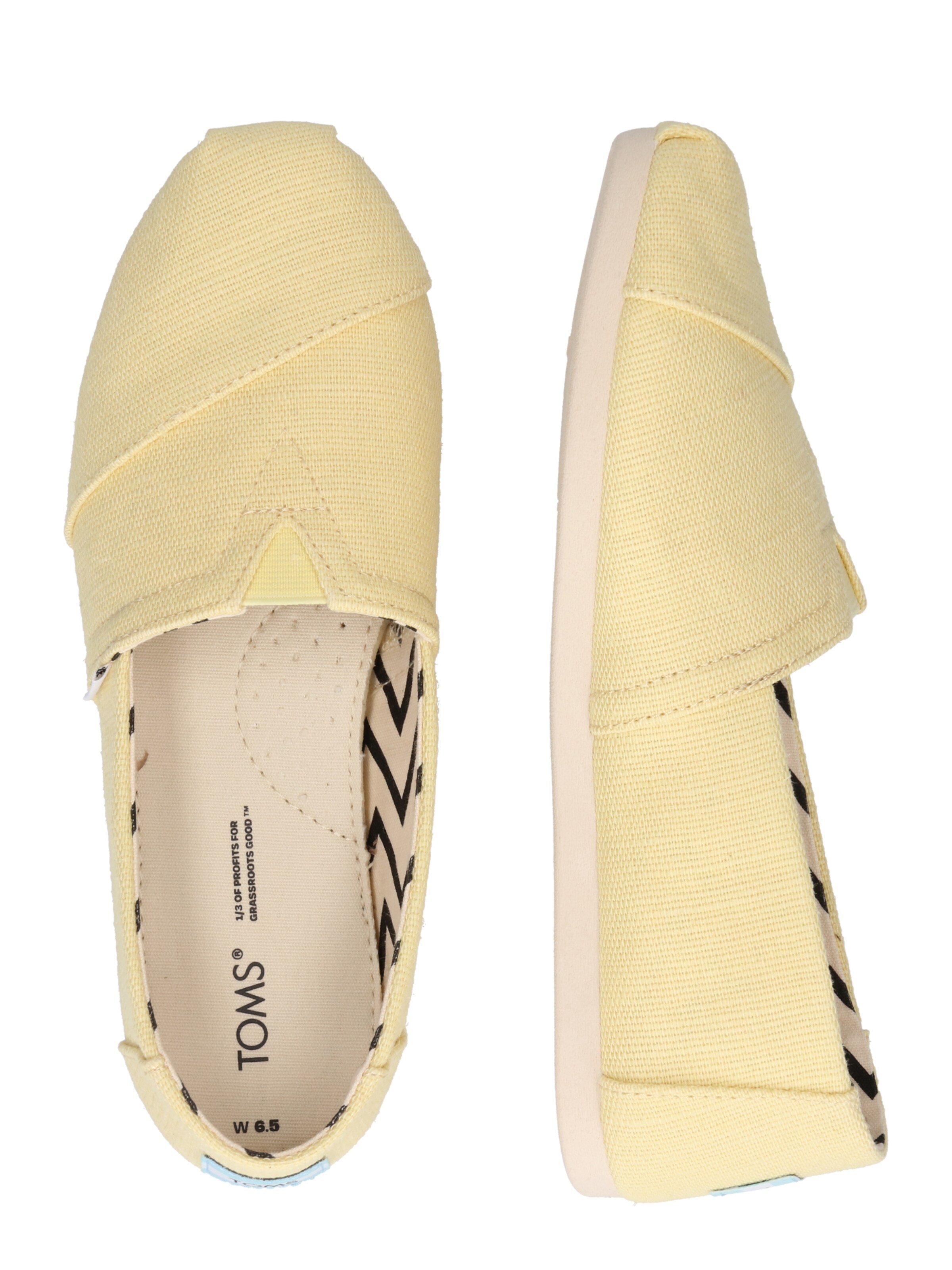 bright yellow espadrilles
