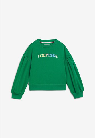 TOMMY HILFIGER Sweatshirt in Green: front