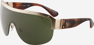 RALPH LAUREN Sunčane naočale '0RL7070' u smeđa melange / zlatna / tamno zelena, Pregled proizvoda