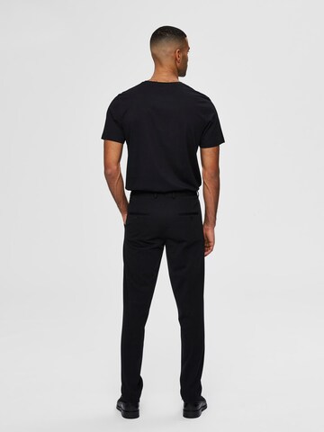 SELECTED HOMME Slimfit Chino kalhoty – černá