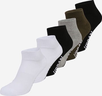 Urban Classics Къси чорапи в сиво: отпред