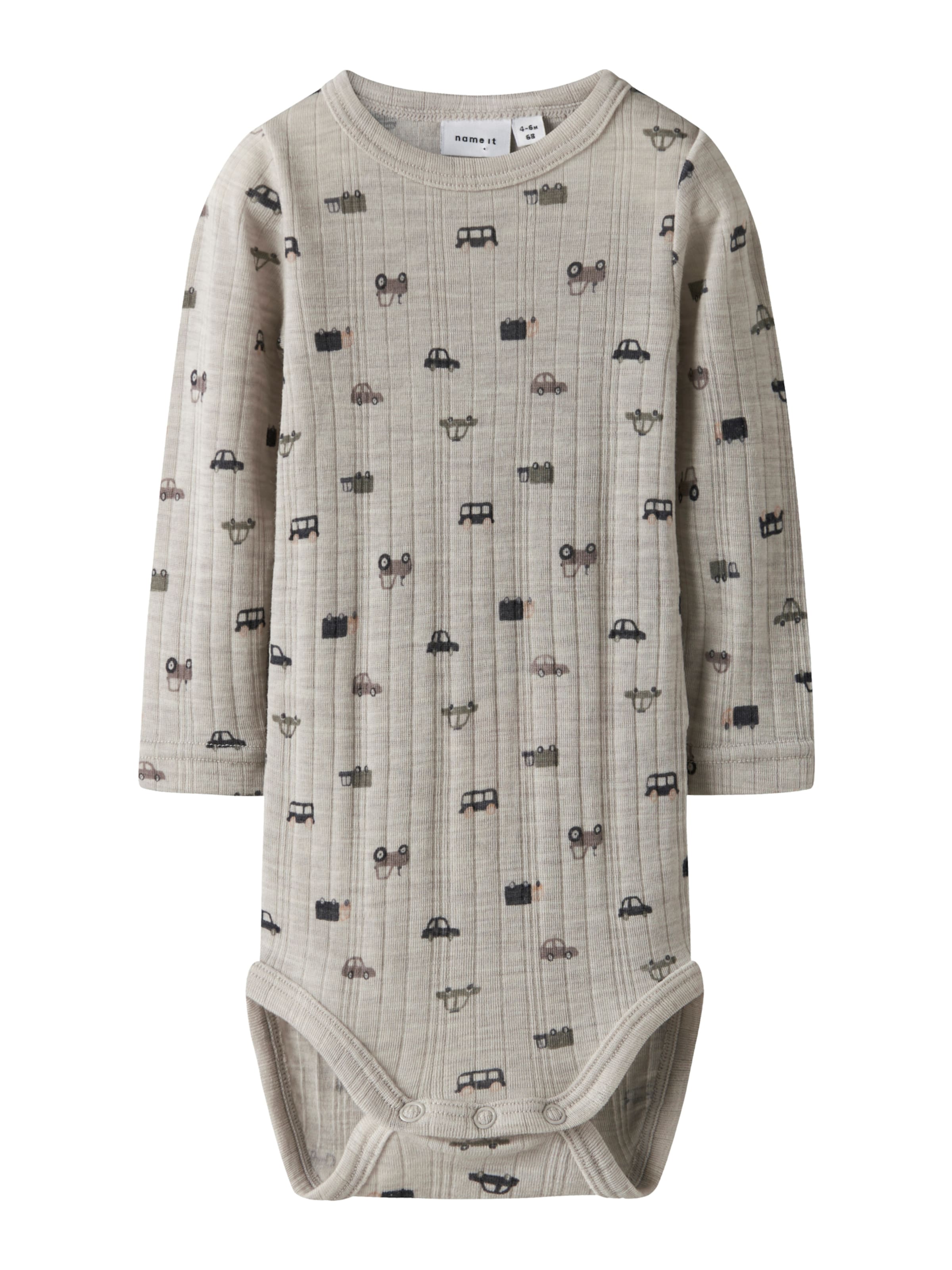 NAME IT Sparkdräkt/body 'NBMWang' i grå: framsida