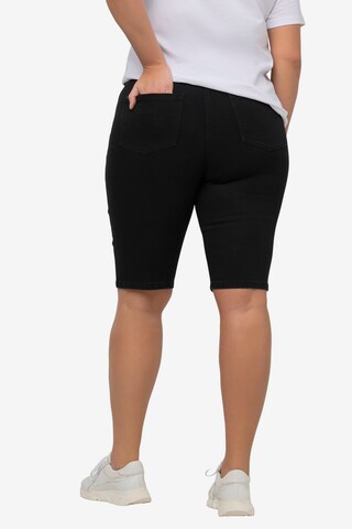 Ulla Popken Slimfit Shorts in Schwarz