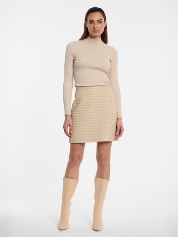 Ana Alcazar Rok ' Enzoria ' in Beige