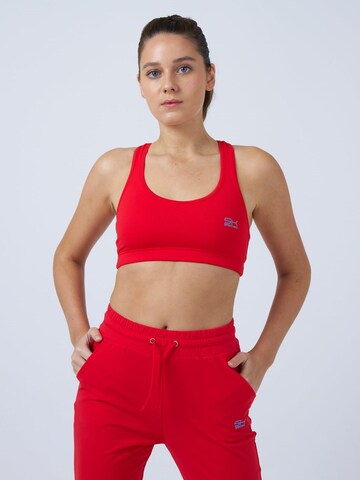 SPORTKIND Loosefit Sporthose 'Jogging Pants'‌‌ in Rot