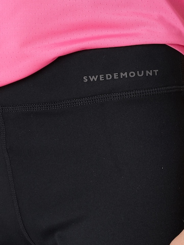 SWEDEMOUNT Bootcut Sportbroek 'Core' in Zwart
